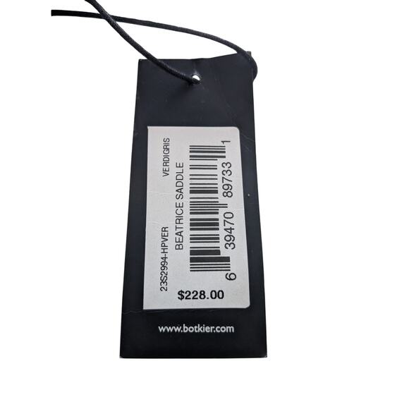 NWT Botkier BEATRICE Genuine Leather Saddle Bag in VERDIGRIS (Rare) $228 MSRP - Picture 7 of 8